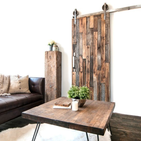 Амбарная дверь WOOD 2