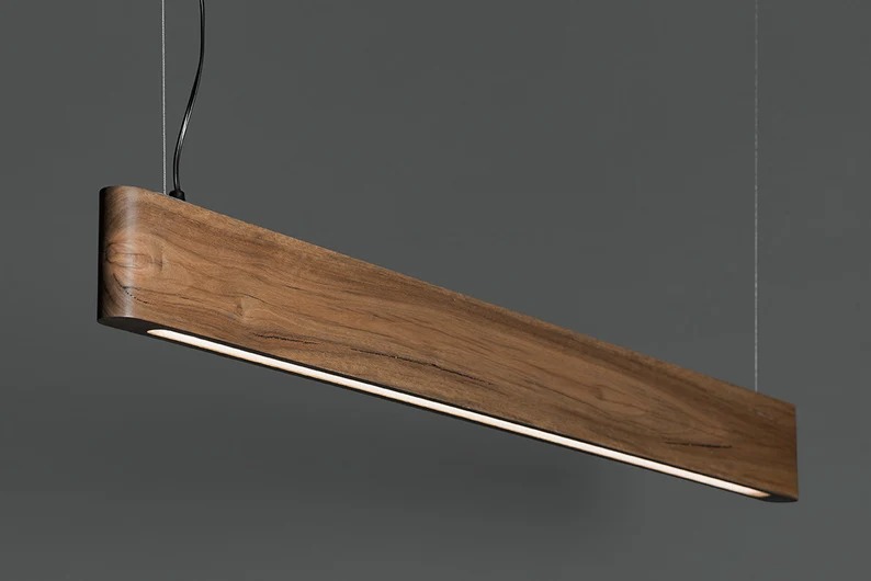 Светодиодная люстра Redial Wood