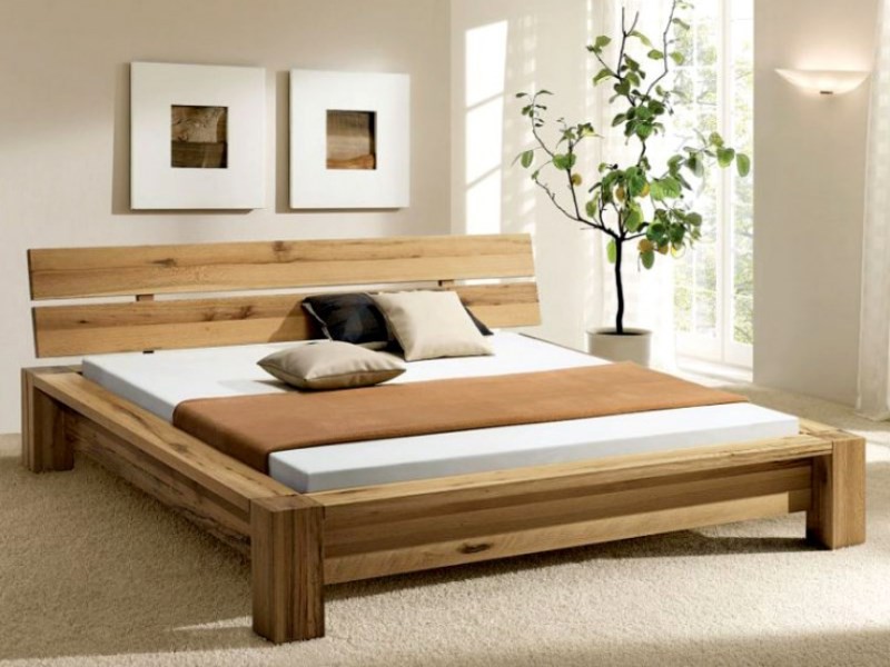 Кровать из Массива дерева WOOD1